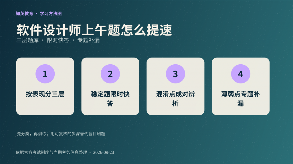 软件设计师上午题易错知识点分层练习