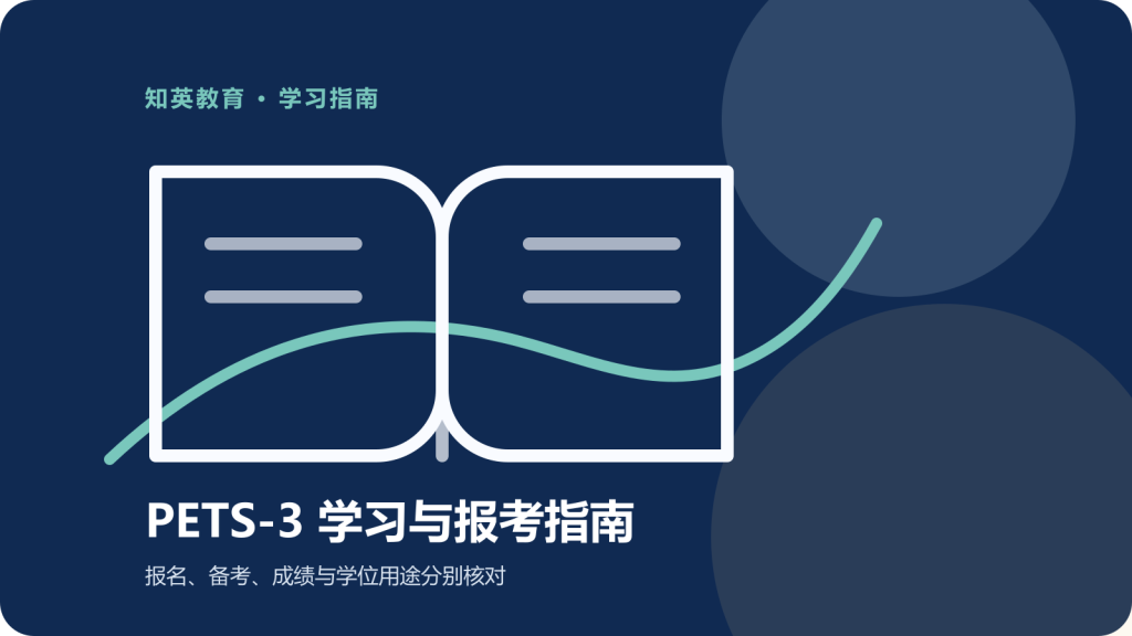 知英教育PETS-3学习与报考指南原创配图