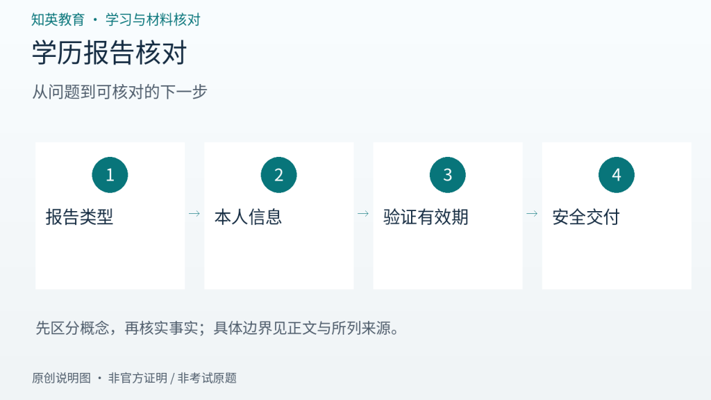 学历报告核对主题流程图