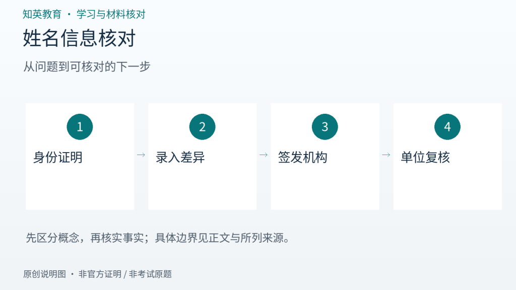 姓名信息核对主题流程图