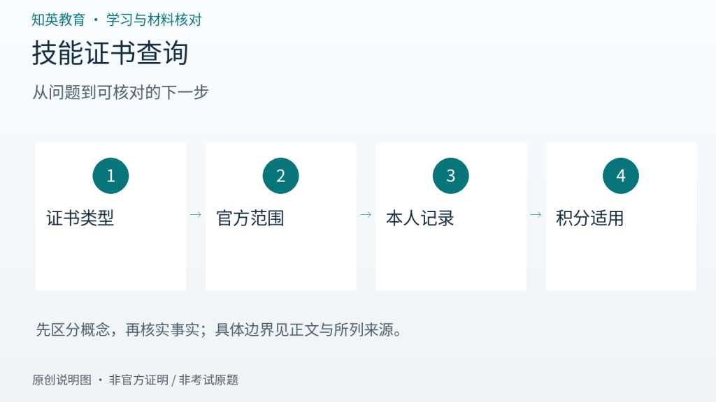 技能证书查询主题流程图