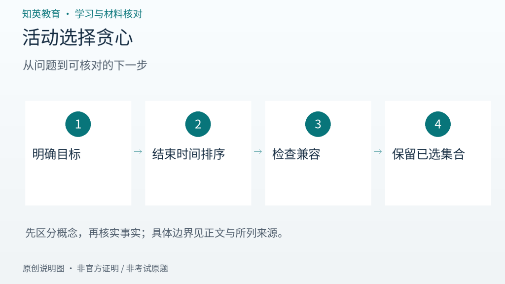 活动选择贪心主题流程图